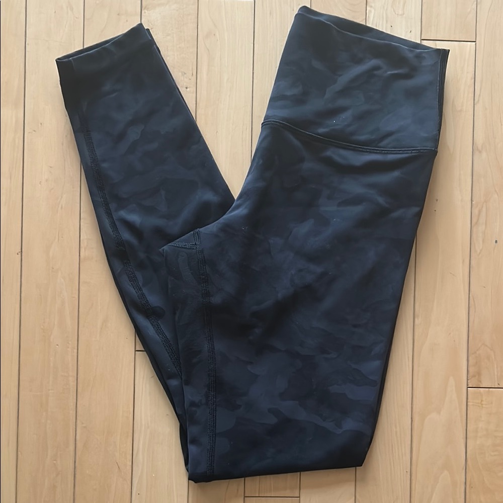 Lululemon Wunder Under Tight 28” Heritage 365 Camo Deep Coal Multi